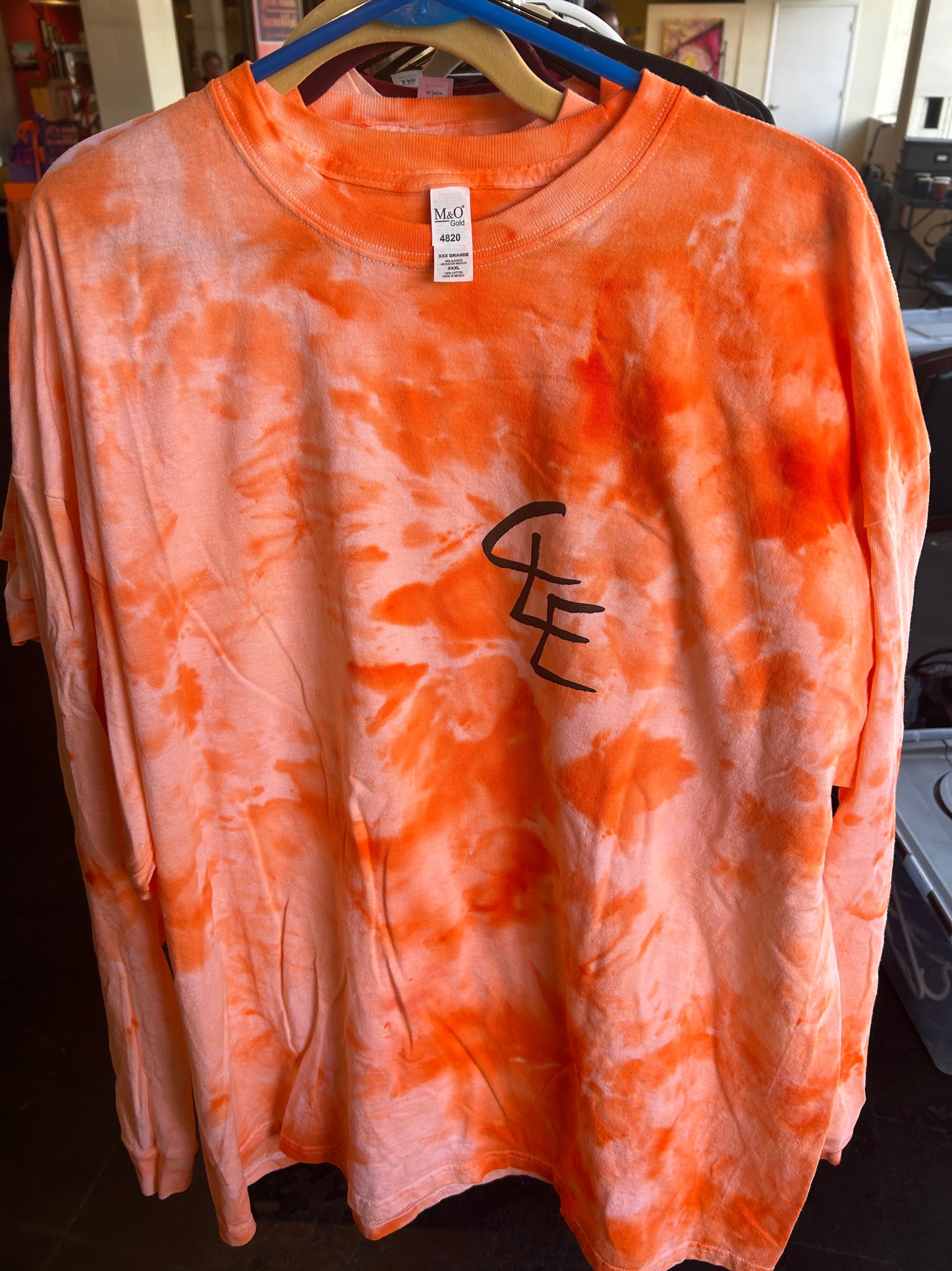 Browns and Orange CLE tie dye long sleeve