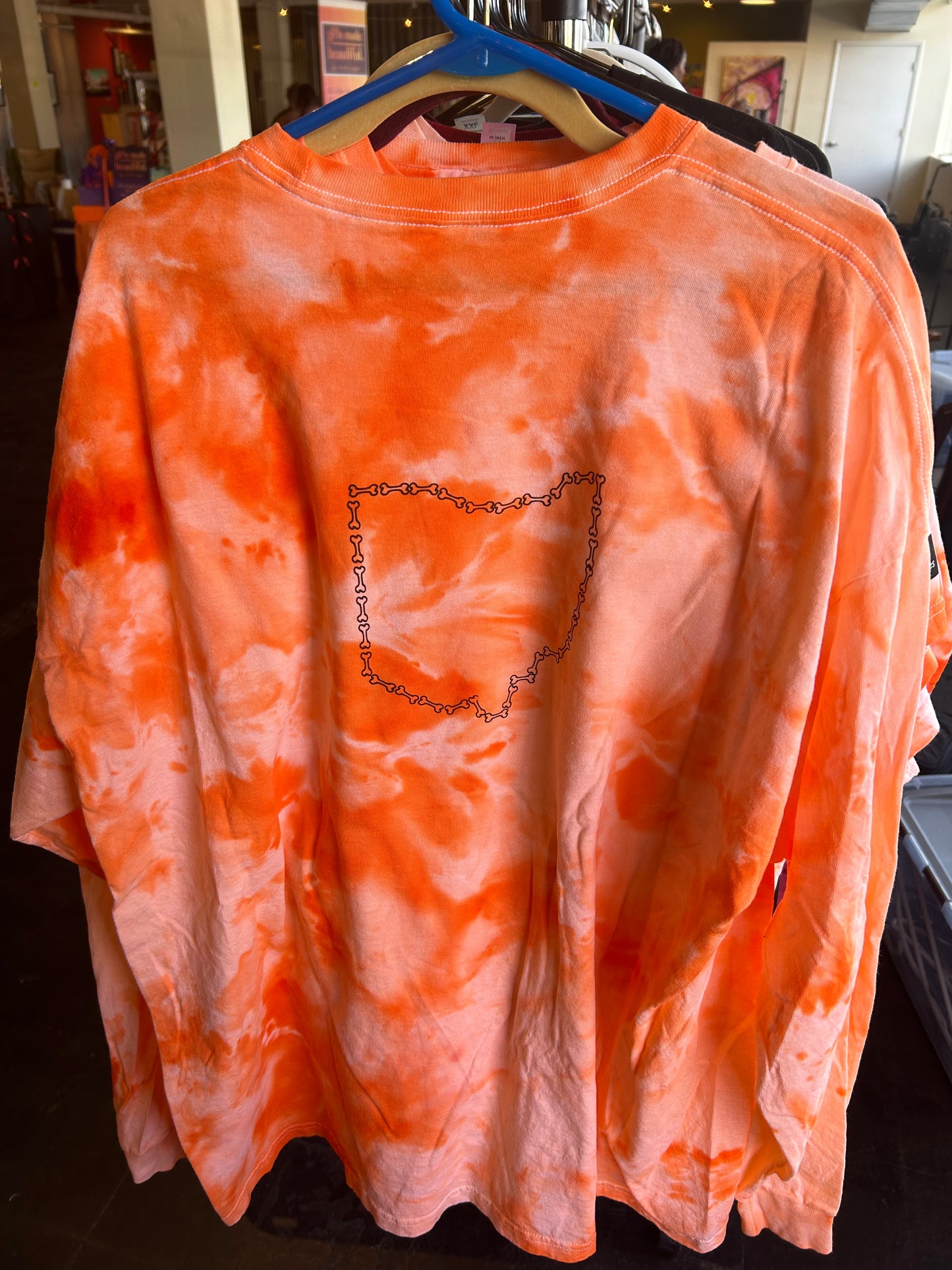 Browns and Orange CLE tie dye long sleeve